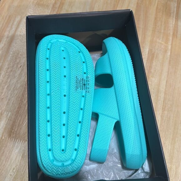 Kenneth Cole Women Slingback Sport Sandals Mello EVA Sling Turquoise - Picture 4 of 5